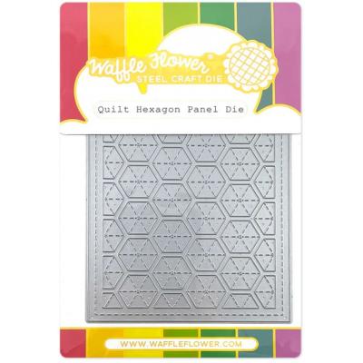 Waffle Flower Die - Quilt Hexagon Panel